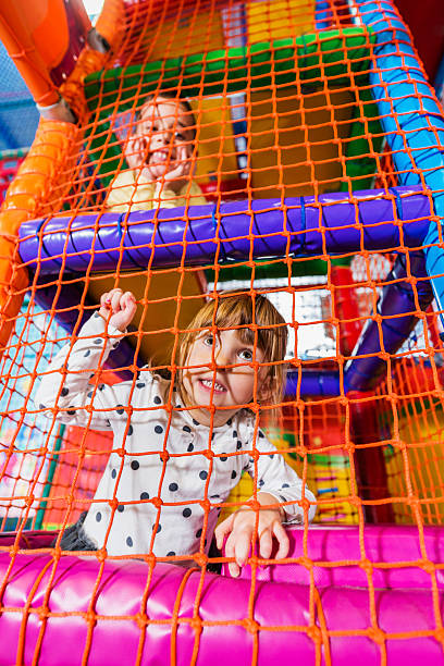 istock Boy and girl in a playroom. 502219497