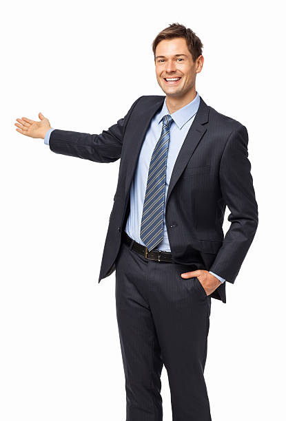 istock Confident Businessman Giving Presentation 502220727