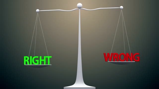 between Right and Wrong