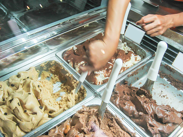 istock Woman taking ice cream 502245706