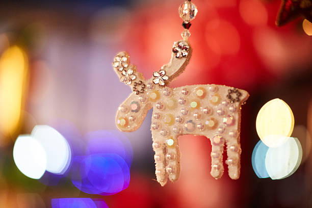 istock Christmas golden deer 502247048