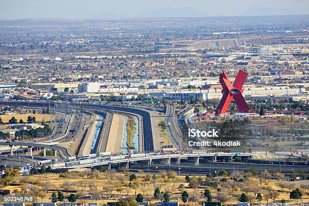 El Paso And Juarez Stock Photo - Download Image Now - Ciudad Juarez, Mexico, El Paso - Texas