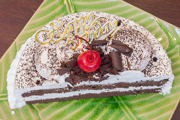 istock Close up cherries with whipped cream and chocolate cake 502253174