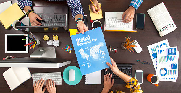 istock Business People Working on an Office Desk 502255914