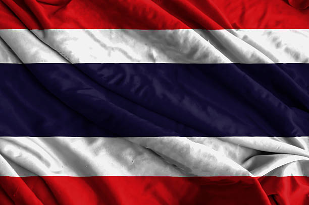 istock Waving colorful Thai flag 502256564