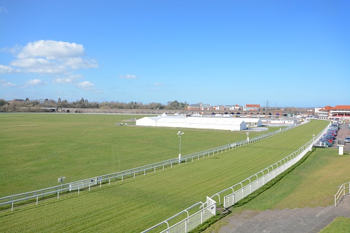 Chester city racecourse on a hot summers day