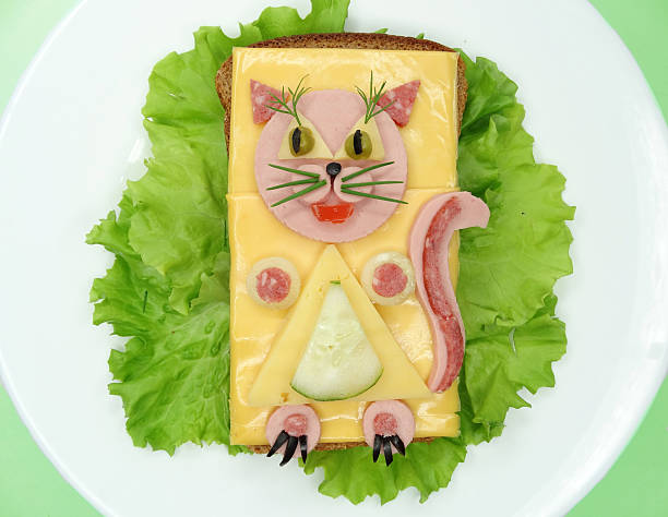istock creative vegetable sandwich with cheese and sausage 502257686