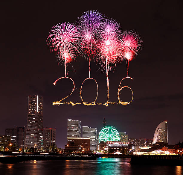 istock 2016 New Year Fireworks celebrating over marina bay 502258320