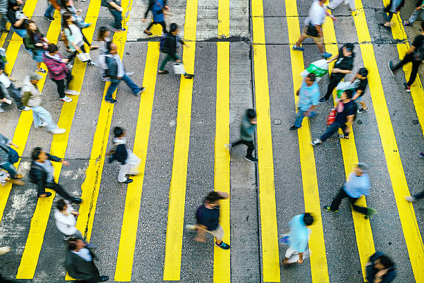 istock People Rush in  Hong Kong 502259056