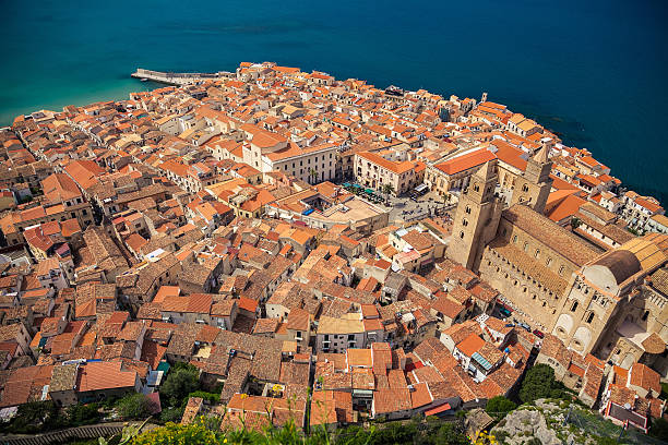 istock top view of Cefalu old town 502261690