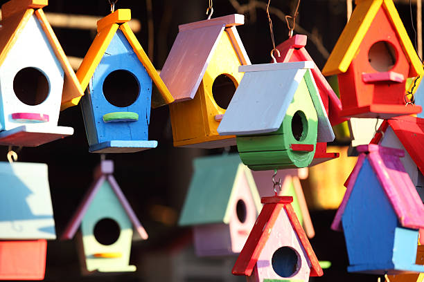 istock colorful wooden bird house 502262122