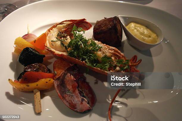 Surf And Turf Stock Photo - Download Image Now - Bearnaise, Bell Pepper, Cattle