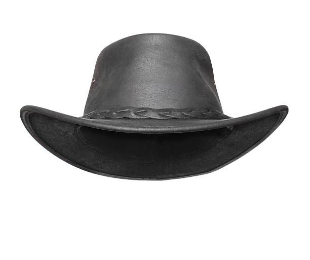 chapeau noir. - cowboy hat personal accessory equipment headdress photos et images de collection