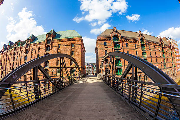 Speicherstadt (Warehouse district) in Hamburg, Germany