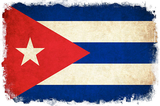istock Cuba grunge flag illustration of country 502281894
