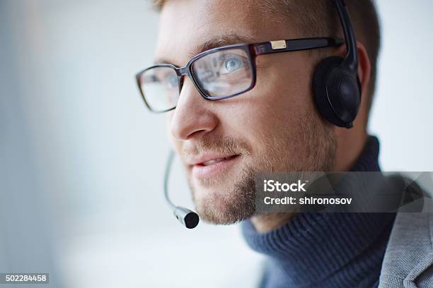 Helpdesk Manager Stock Photo - Download Image Now - 2015, Adult, Asking