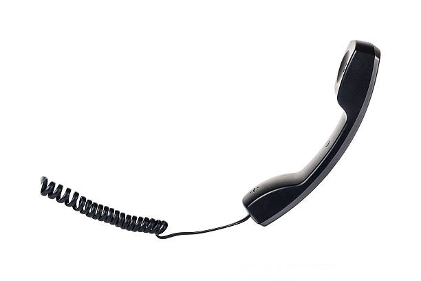 istock Abandoned handset and a piece of wire 502284540