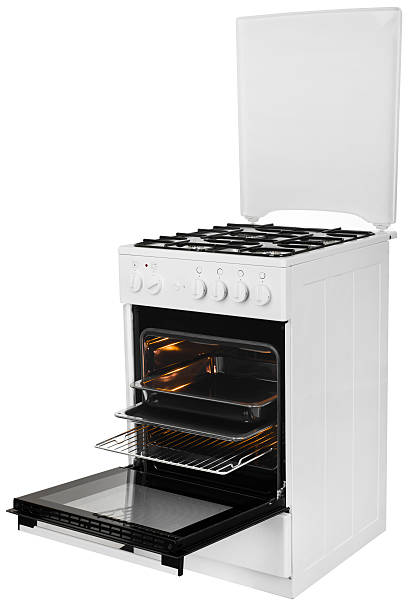 istock White gas stove isolated on a white background 502285498