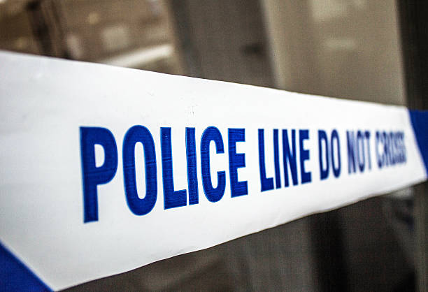 istock Police Tape Evidence 502286164