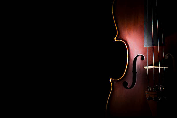 バイオリンを演奏 - musical theater music antique musical note ストックフォトと画像