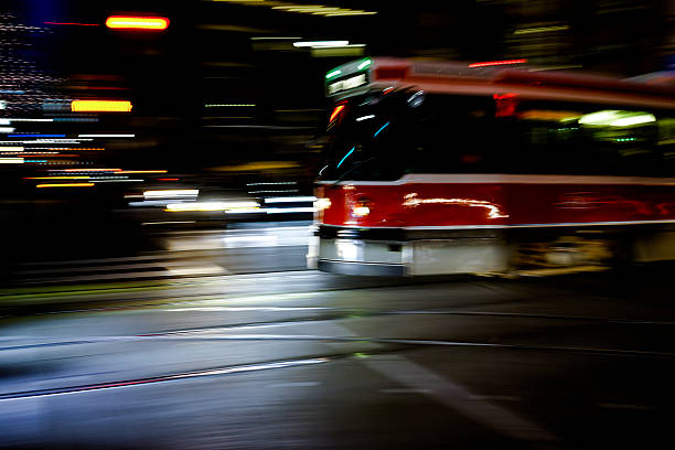 istock Streetcar in the night 502289300