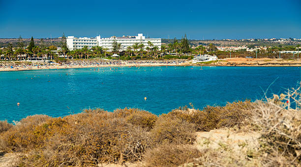 istock blue sea at the Nissi beach 502291632