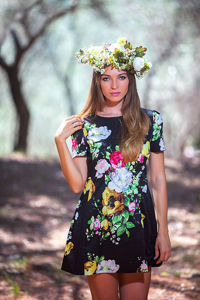 istock Woman and olive forest 502292970