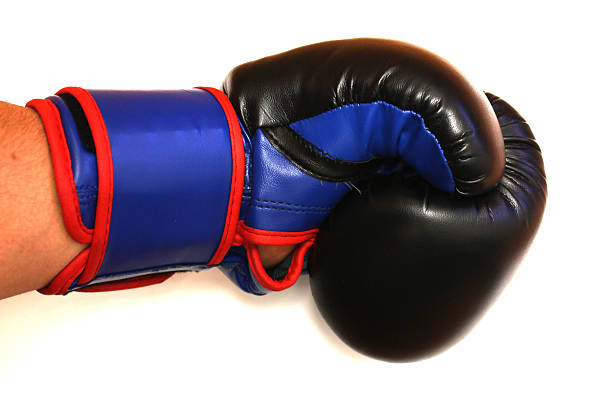istock Boxing glove on a white background 502293460