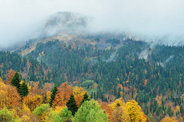 Russia Adygea mountain peak stock photo