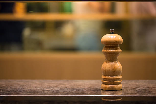 pepper wood bottle - casino peppermill stok fotoğraflar ve resimler