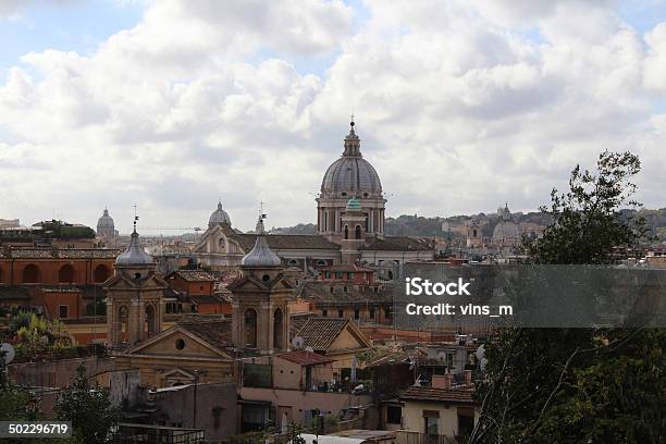 Rome Panorama Italy Stock Photo - Download Image Now - Architectural Dome, Building Exterior, Capital Cities