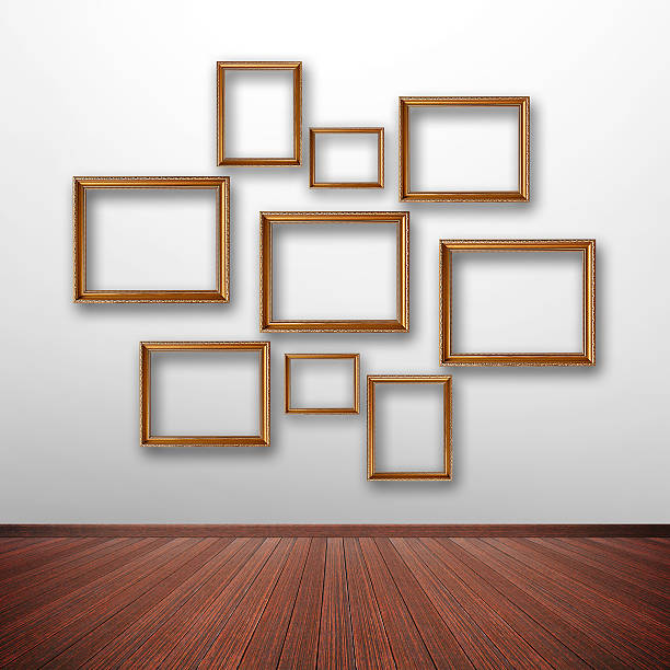 istock Photo frames on the wall inside the room 502297789
