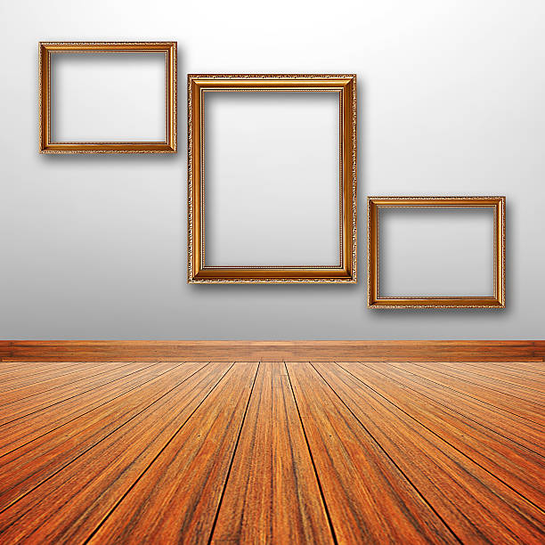 istock Photo frames on the wall inside the room 502297793