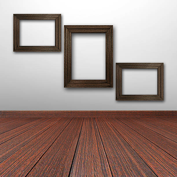 istock Photo frames on the wall inside the room 502297803