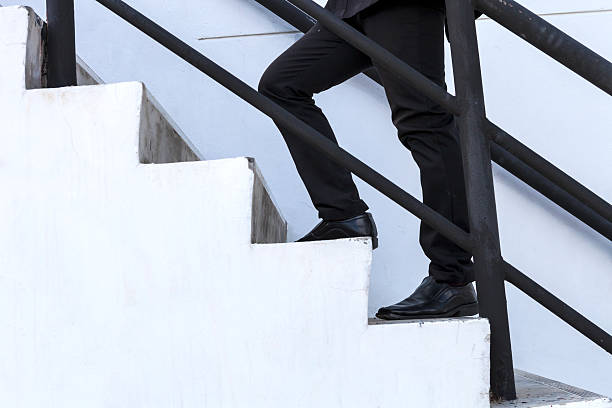 istock business man step up on stair, success, advancement 502299935