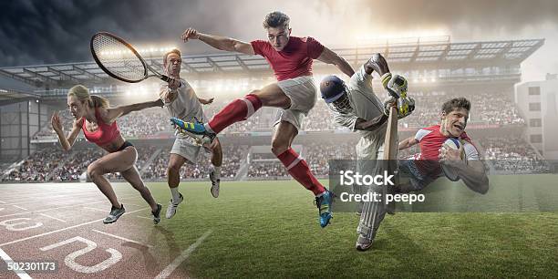 Sports Heroes Stock Photo - Download Image Now - Sport, Athlete, Soccer