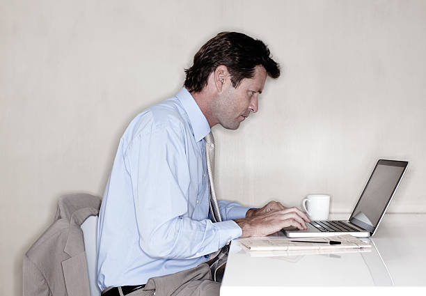 istock He's working hard to finish his report on time 502301827