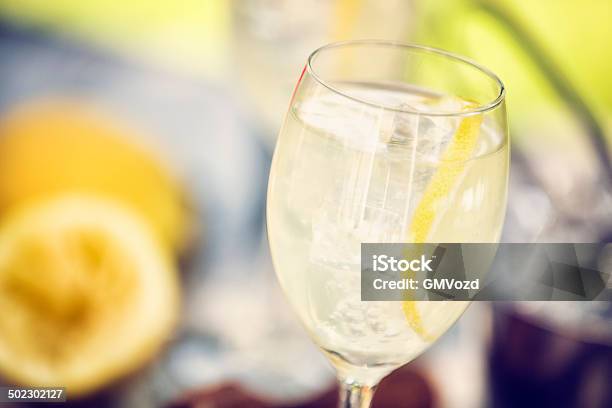 Lemon Vodka Cocktail As Fresh Summer Drink Stock Photo - Download Image Now - Alcohol - Drink, Cocktail, Color Image