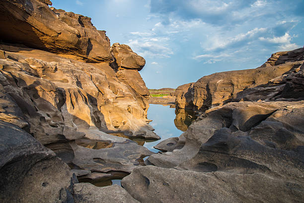 istock Sam pan bok, Ubon-ratchathani, Grand Canyon of Thailand. 502303125