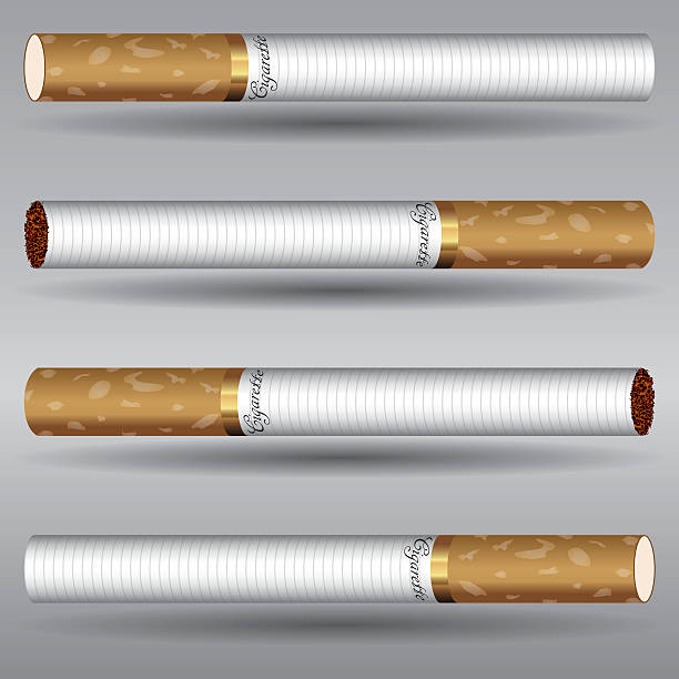 シガレット - ideas tobacco product addiction anti smoking点のイラスト素材／クリップアート素材／マンガ素材／アイコン素材