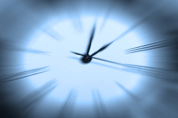 orario di lavoro - stopwatch speed clock time foto e immagini stock