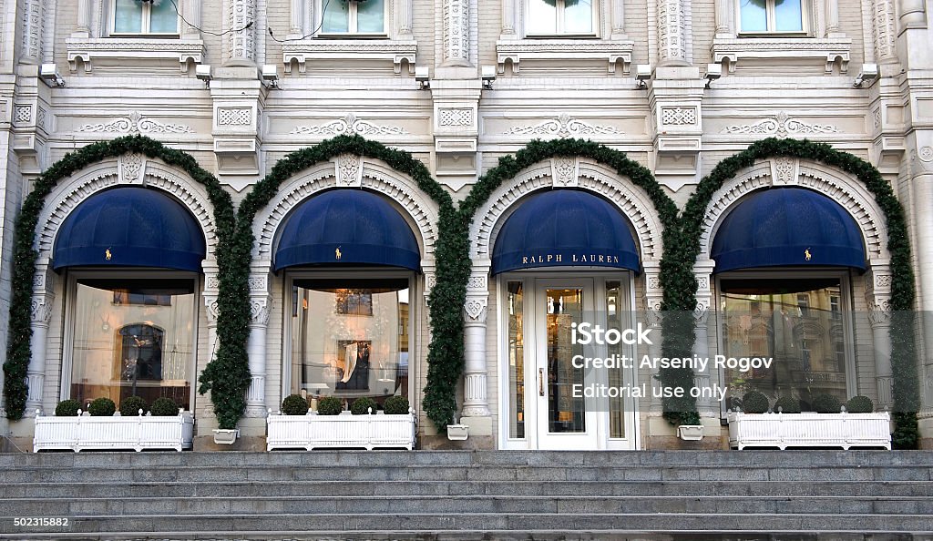 Facade Of Ralph Lauren Flagship Store Stock Photo - Download Image