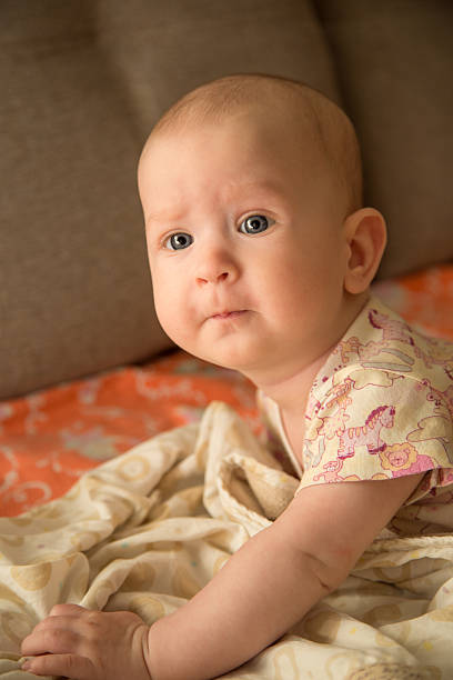 Infant child stock photo