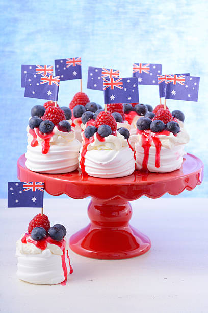 istock Australian Mini Pavlovas and flags 502321778