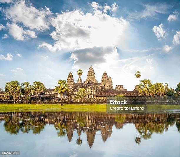 The Temple Of Angkor Wat In Cambodia Stock Photo - Download Image Now - Cambodia, Angkor Wat, Siem Reap
