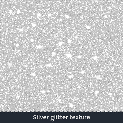 Silver Glitter Texture Or Background Stock Illustration - Download
