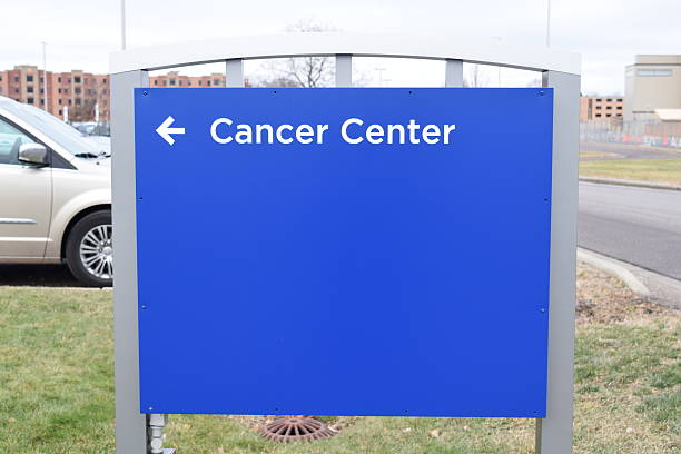 istock Cancer Center Sign With Arrow 502327344