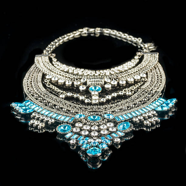 istock necklace on a black background 502327658