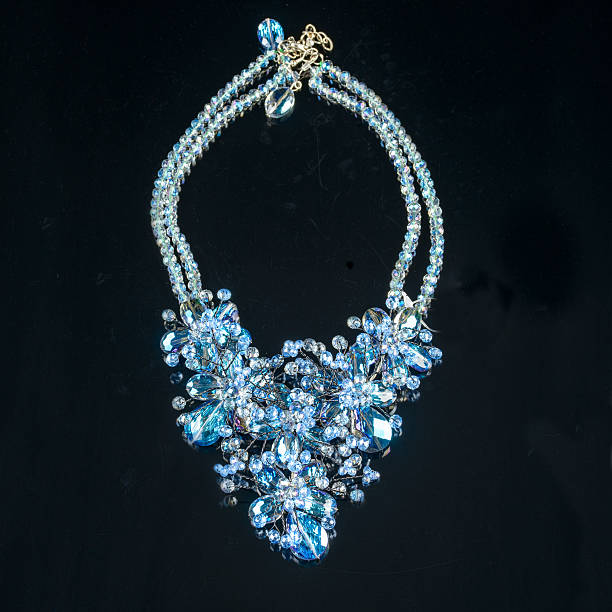 istock necklace on a black background 502329758