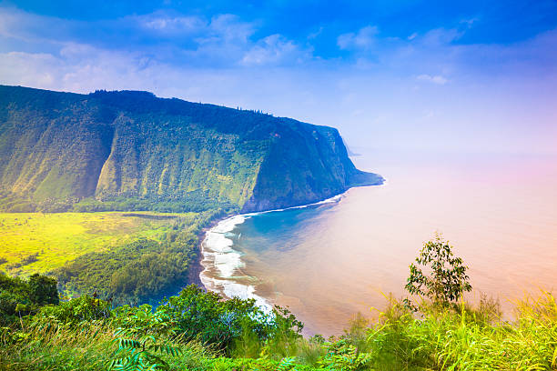 Waipio valley lookout on Big Island, Hawaii